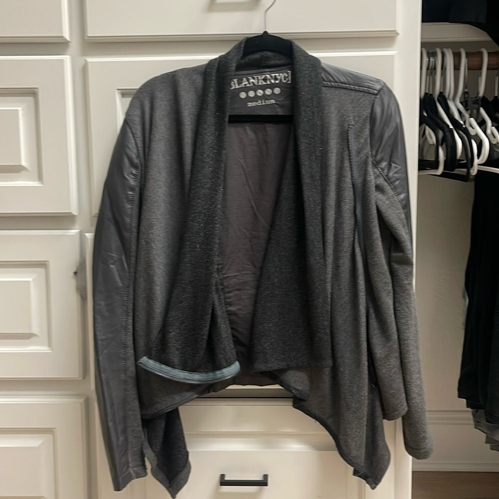 Blank nyc gray jacket size medium